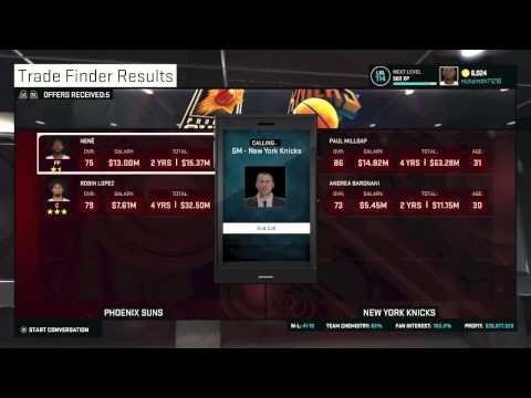 NBA2K15 Phoenix Suns My GM Ep  23   Trade Deadline Trades! Lillard & More!