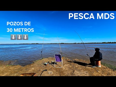 CAMPAMENTO EN LOS POZOS DE 30 METROS,PESCA Y COCINA CON LA MDS,SACAMOS MUCHO PATI-NICO REYNOSO