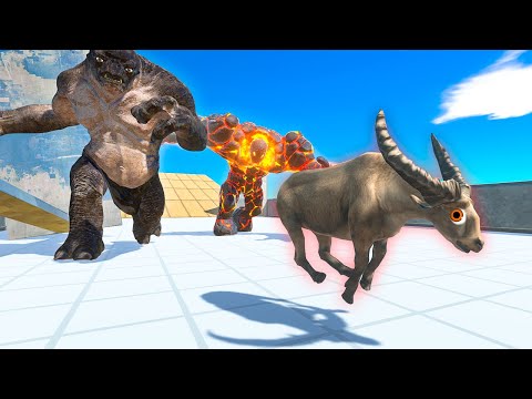 RUN AWAY from TROLL'S GANG and ESCAPE by SHIP - Animal Revolt Battle Simulator