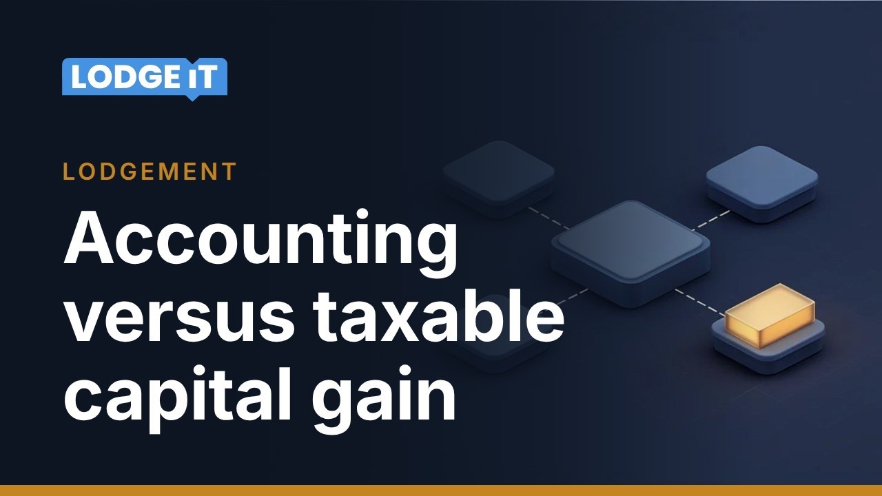 Accounting Versus Taxable Capital Gain