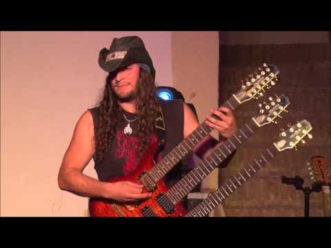 Amir John Haddad - Festival Frigiliana 2015 - triple neck guitar
