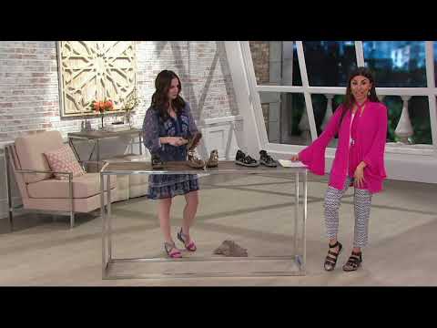 Naot Leather Sandals with Buckle Details - Begonia on QVC