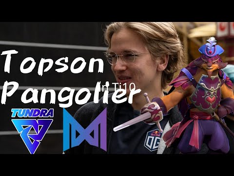 Topson Pangolier's moment vs Nigma, Tundra - Ti10 dota2