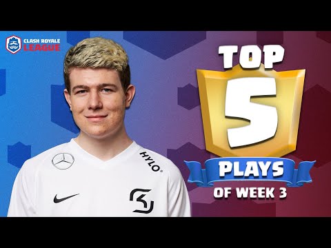 Clash Royale League: Top 5 Plays of Week 3! (CRL West 2020 Spring)