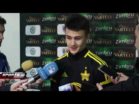 Виталий Дамашкан после победы над Зимбру (1:0)