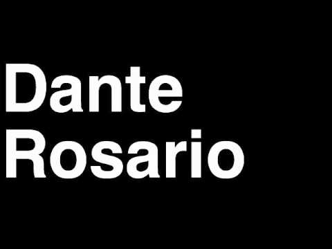 How to Pronounce Dante Rosario Denver Broncos NFL Football Touchdown TD Tackle Hit Yard Run