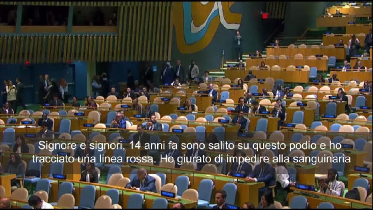 Netanyahu all'Onu: Se non avessimo attaccato Iran, saremmo tutti morti