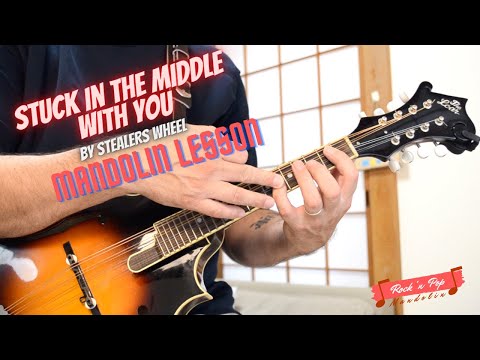 Stuck in the Middle With You (Stealers Wheel) – Mandolin Lesson #rockpopmandolin