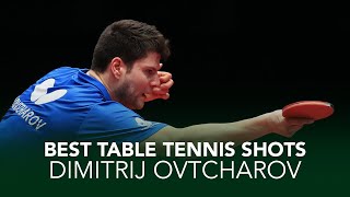 Spectacular Table Tennis Shots  Dimitrij Ovtcharov