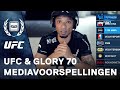 GLORY 70 & UFC Singapore Media voorspellingen