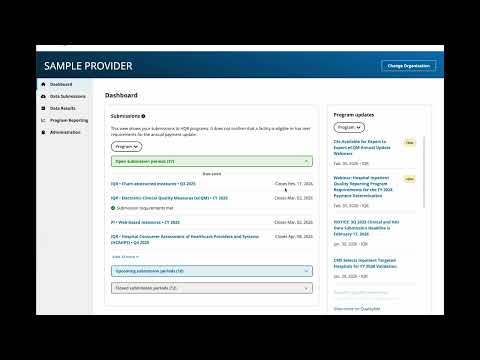 How to view the HQR dashboard