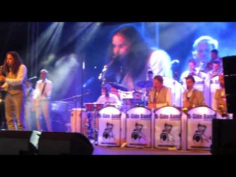 Michal Zacek performing wih B-Side band on OpenJazz Fest in Zelena Voda, Slovakia