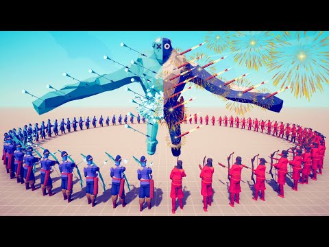 100x ICE & FIREWORK ARCHERS vs EVERY UNIT - Totally Accurate Battle Simulator TABS