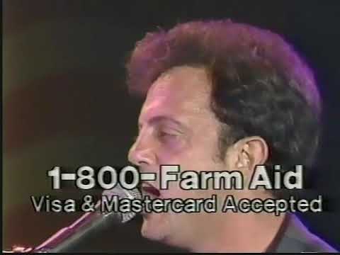 Billy Joel v1 10 Farm Aid, Champaign, IL 22 09 1985