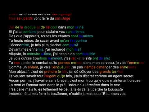 Schéma de rimes | Alkpote Booska'Palpatine (Aigle vengeur)