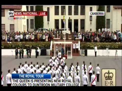 Royal Visit 2011 Duntroon Part V  - Advance in Review Order.