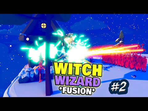 Witch Wizard vs Every Faction #2 - Totally Accurate Simulator Unit Creator Update Gameplay