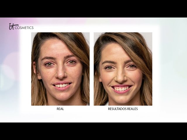 Vídeo relacionado con IT Cosmetics, Base de Maquillaje, Tratamiento Antiedad e Hidratante con SPF50+, Cobertura Total, Acabado Natural, 12 Tonos Disponibles, Medium, YSBB CC+, 12ml
