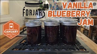 Canuary - Low Sugar Blueberry Vanilla Jam with the Steam Canner