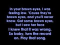 Lady Gaga - Brown Eyes - Lyrics on screen