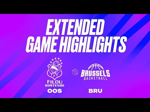 Filou Oostende vs. Brussels Basketball Extended Game Highlights