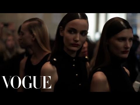 Behind the scenes of the Victoria Beckham Spring 2012 Collection