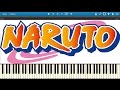 Naruto Shippuden opening - Blue Bird | Piano ...