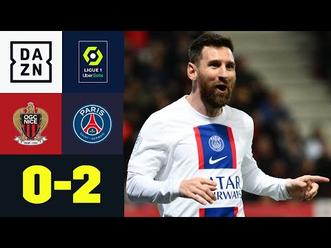 Messi trotzt Pfiffen! PSG stoppt Negativspirale: Nizza - Paris Saint-Germain 0:2 | Ligue 1 | DAZN