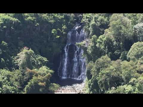 Cachoeira véu da noiva em Águas de Santa Bárbara SP, dji Air 2s