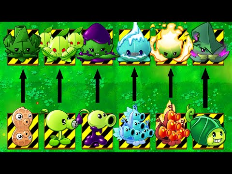 Team PEA Plants Power-Up! in Plants vs Zombies 2 (PVZ2 Version 8.8.1)
