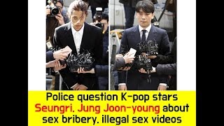 Download lagu [Kpop]Seungri, Jung Joon-young about sex bribery, illegal sex videos mp3