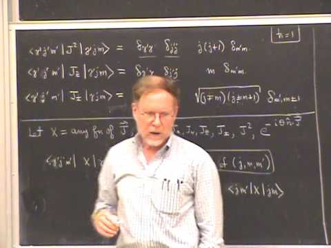 PHYS 221A 2010:10:20   Lec 22   Spins in Magnetic Fields and the Stern–Gerlach experiment