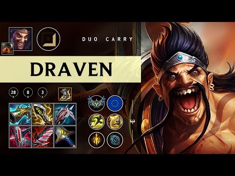Draven ADC vs Xayah - EUW Challenger Patch 26.01