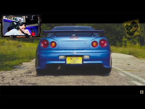 MOTIVOS PARA TER UM SKYLINE GTR 34 ZUEIRA INSANA REACT
