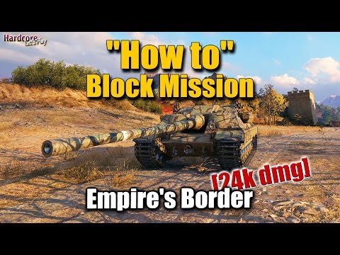 WoT: Badger, 24k block damage on Empire's Border, WORLD OF TANKS