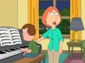 Family Guy Lois And Brian Speaking Along To A Tune On The Piano Mirrors