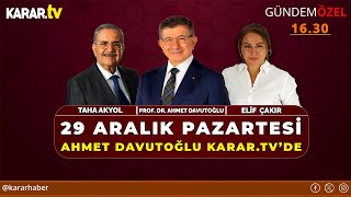 Ahmet Davutoğlu: Hukuk Uyuşturucuyla mı mücadele ediyor yoksa içeride 