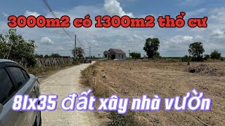 BÁN LÔ ĐẤT BIỆT THỰ NGHỈ DƯỠNG 3000M2 CÓ 130OM2 THỔ CƯ CÁCH BIỂN 15PHUT