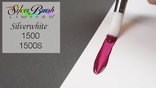 SILVER BRUSH SILVERWHITE PENNELLO TONDO MANICO CORTO SERIE 1500S