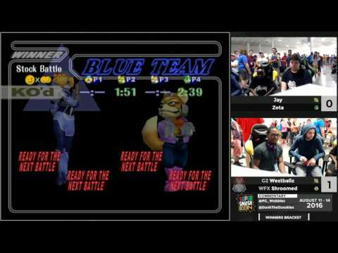 SSC16 - Westballz + Shroomed vs Jay + Zeta - Pools Melee