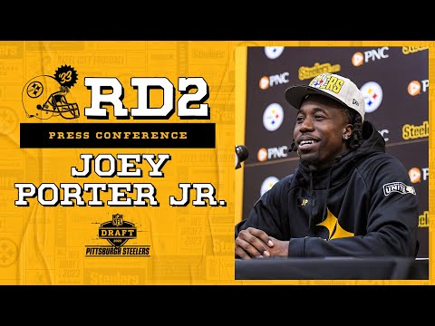 Joey Porter Jr.'s first press conference as a Pittsburgh Steeler | Pittsburgh Steelers