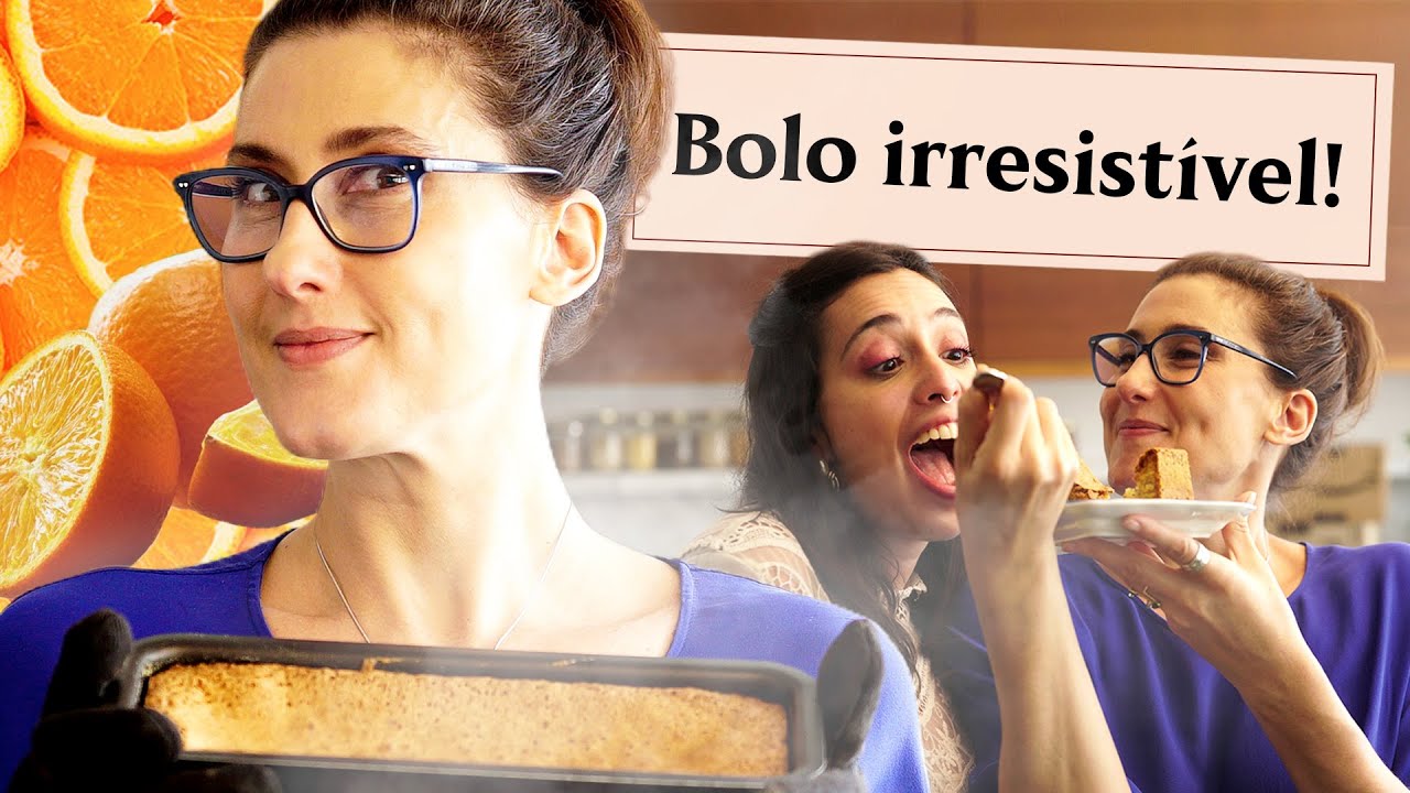 Bolo de laranja fofinho e suculento!