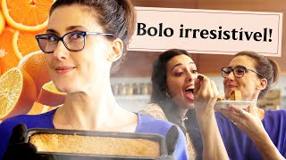 Bolo de laranja fofinho e suculento!