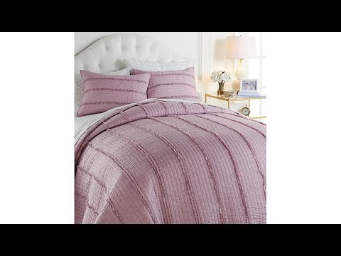 Minnie Driver Chambray 3piece Quilt Set