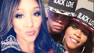 Tamera Mowry is criticized for praising interracial love over black love?