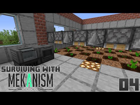 Surviving With Mekanism v10 :: E04 - Bio-Generator & Bio Fuel Production