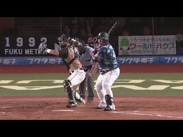 【6回裏】ファイターズ・石川亮 1イニングに2つの盗塁阻止で投手を助ける!! 2018/8/31 M-F