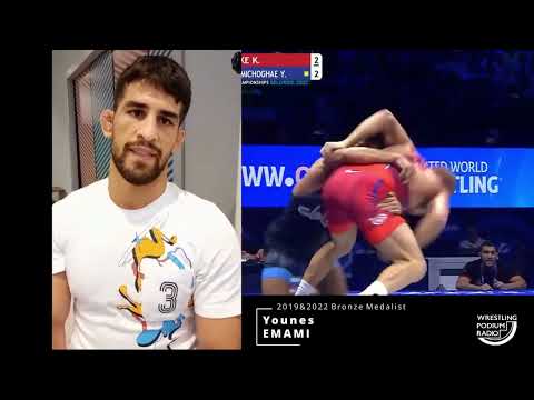 Younes Emami on his match vs Kyle Dake - 2022 World Championships