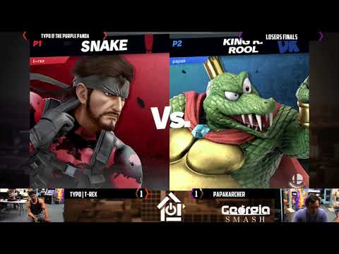 Typo Friday 5/17/19 - Typo| T-Rex(Snake) VS PapaKarcher(K. Rool) - Losers Finals