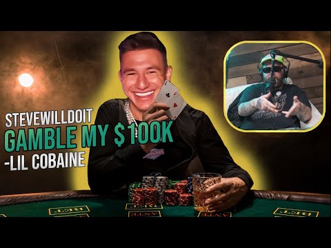 GAMBLE MY MONEY STEVEWILLDOIT! THE RENAISSANCE PODCAST WITH LIL COBAINE, HIP HOP RAPPER